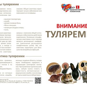 ТУЛЯРЕМИЯ ИЛИ “МАЛАЯ ЧУМА”